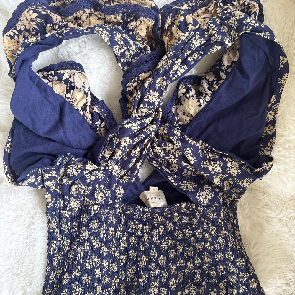 Sezane Arabelle Top Cara Mix Print - Size 32 - Picture 4 of 4